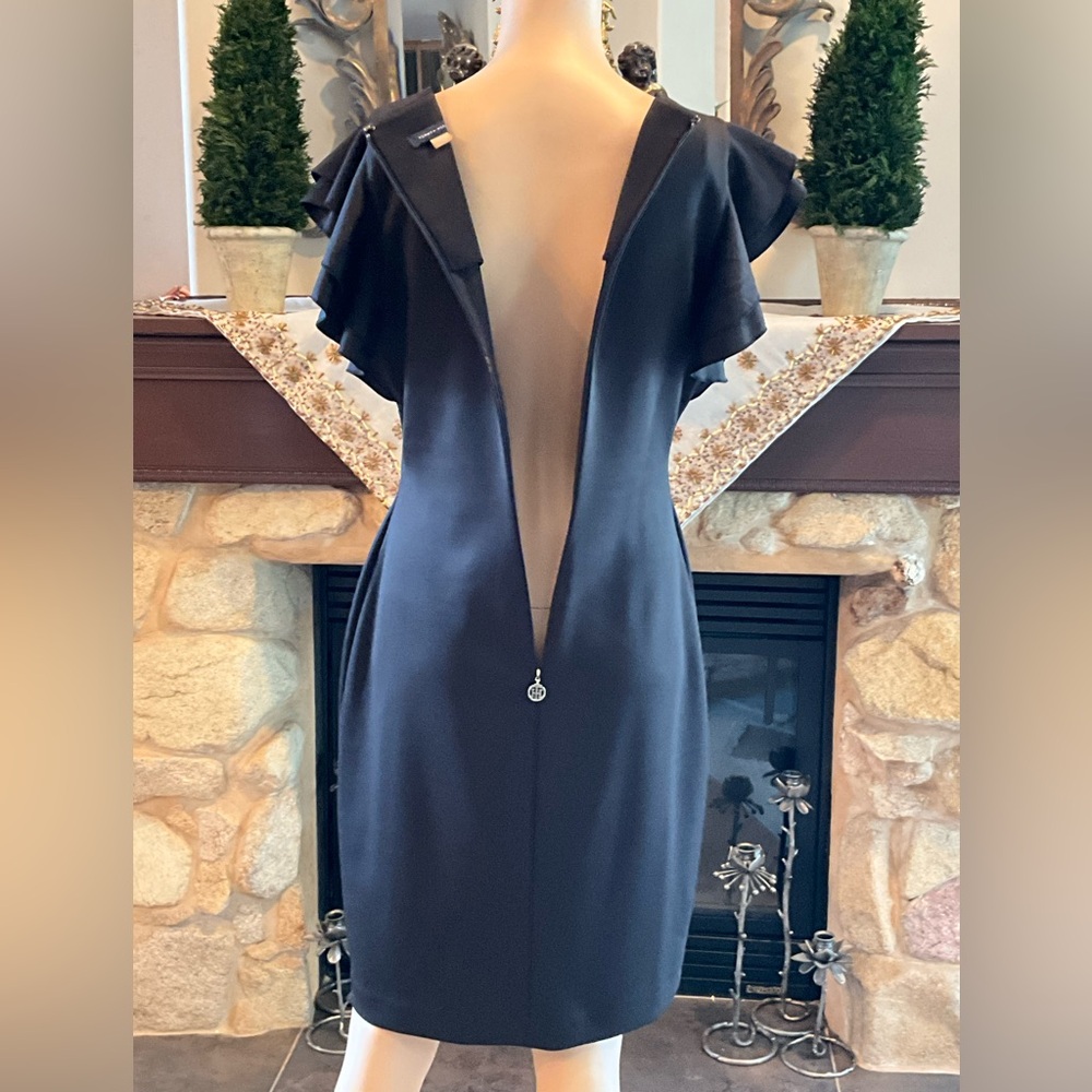 Tommy Hilfiger Women’s Flutter Sleeves Scuba Dress 10 - Picture 9 of 14